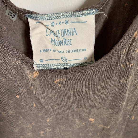 High-low Acid Wash Fringe Dress - Picture 2 of 3